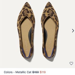 NWT Metallic Cat Rothys